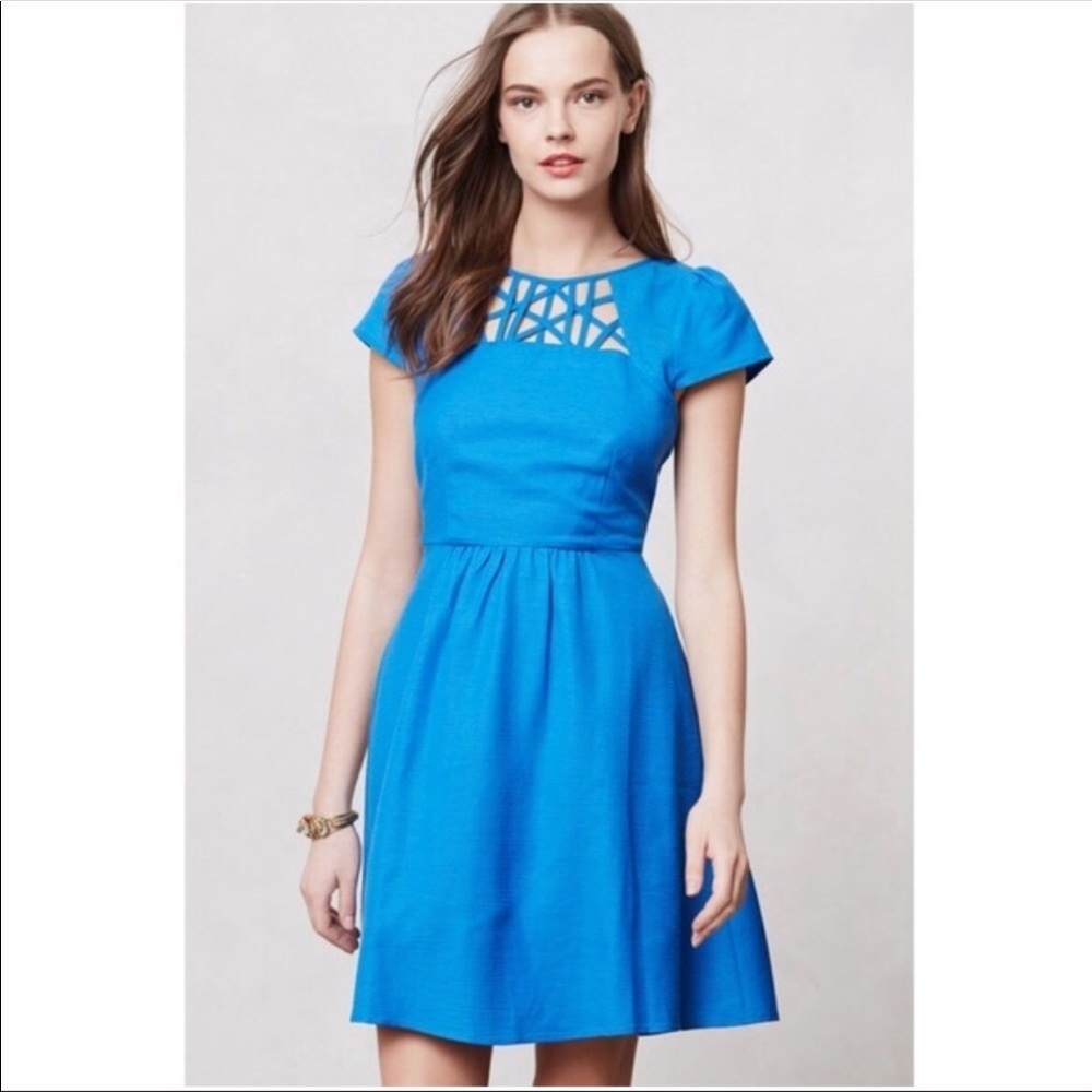 {Anthro} Maeve cut out dress dress